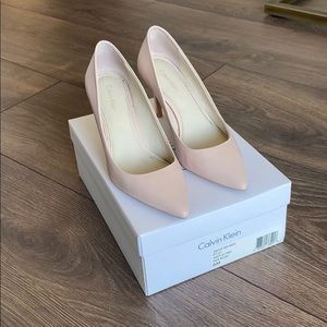 Calvin Klein Pale Pink Pumps